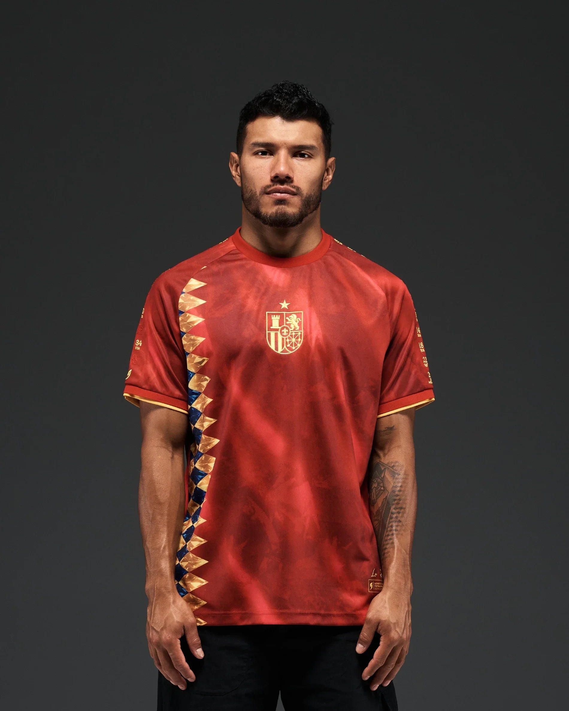 Spain Heritage Jersey Mesh Soccer Champion Shirt Soccer Dad Shirt