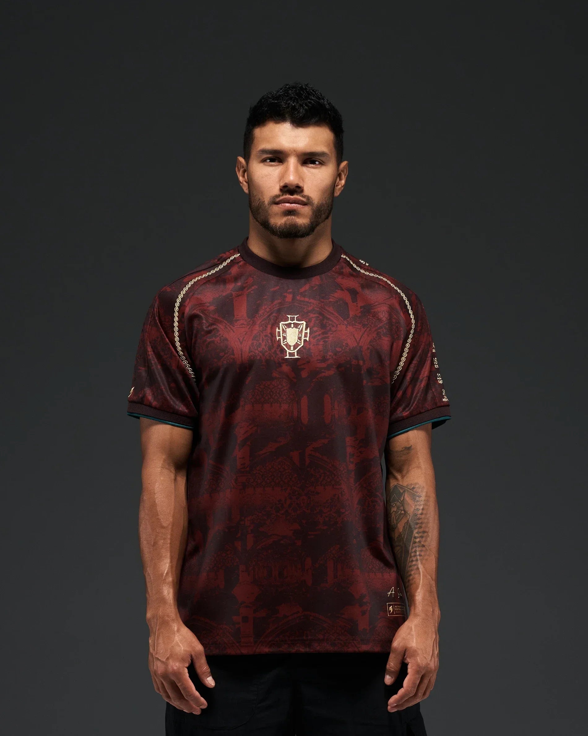 Portugal Heritage Jersey Mesh Football Champion Shirt Father's Day Present