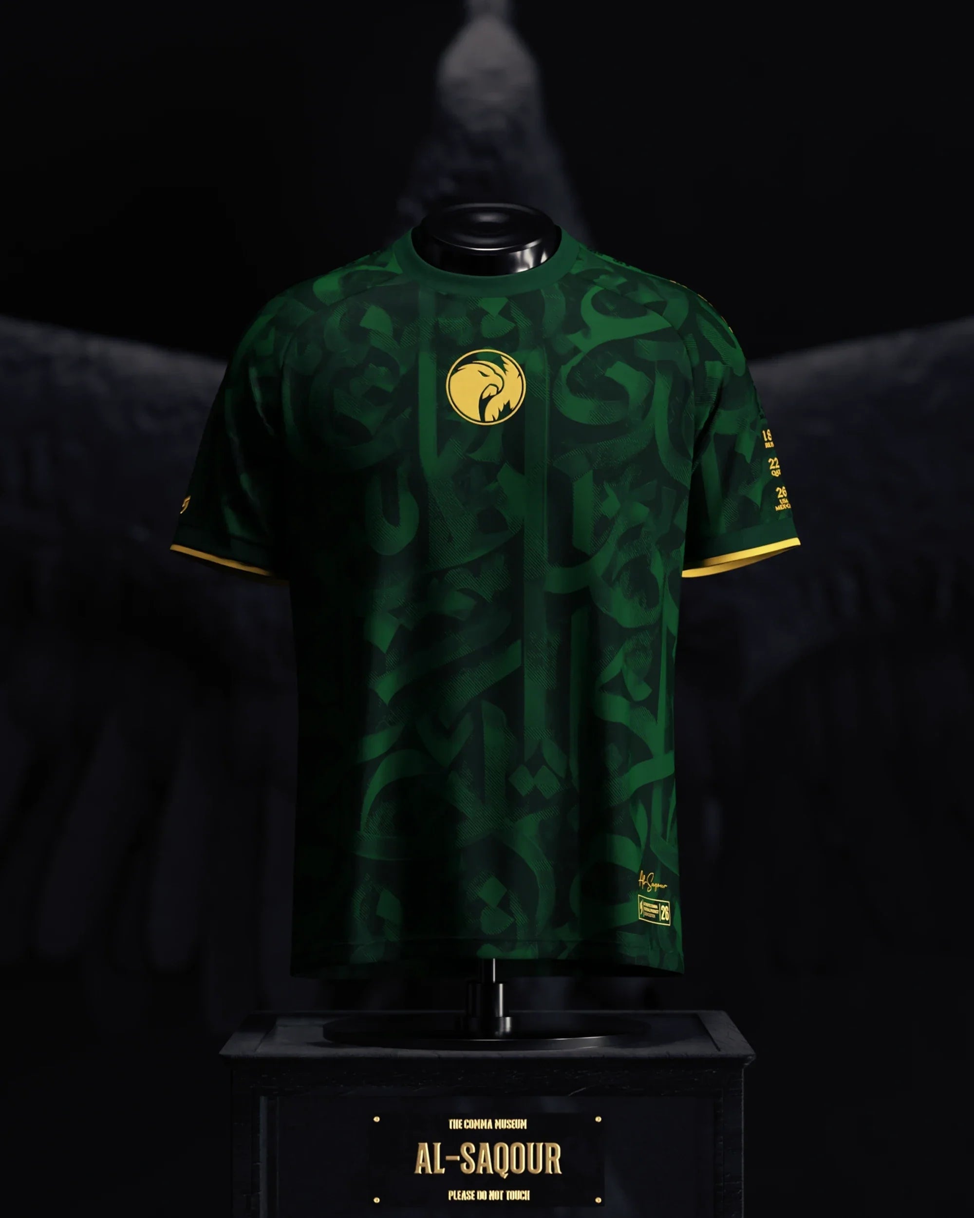 Saudi Arabia Heritage Jersey Polyester Half Time Gameday Shirt Soccer Fan Gift