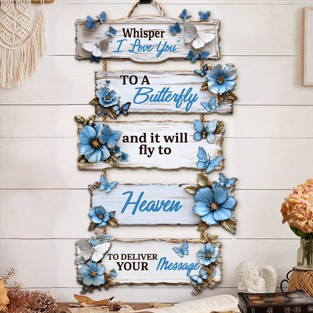 I Love You Memorial Pallet Wood Sign, Memorial Gift For Couple