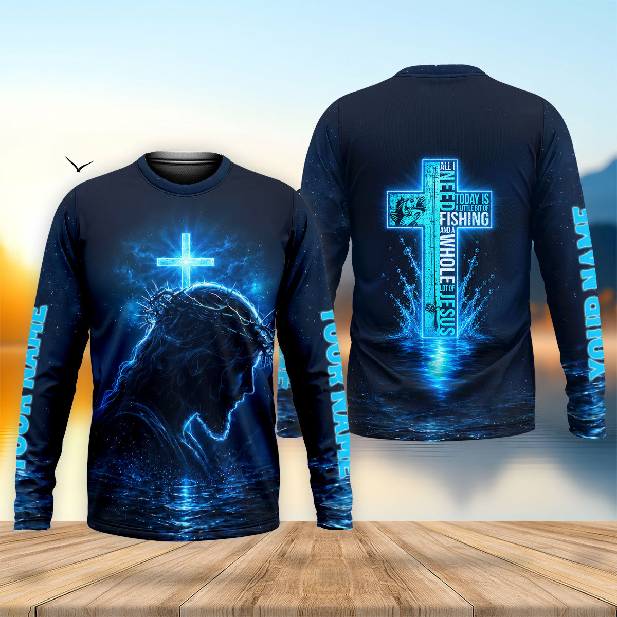 All I Need Today Is Fishing And Jesus UPF Shirt, Fishing Shirts, Mens Fishing Apparel