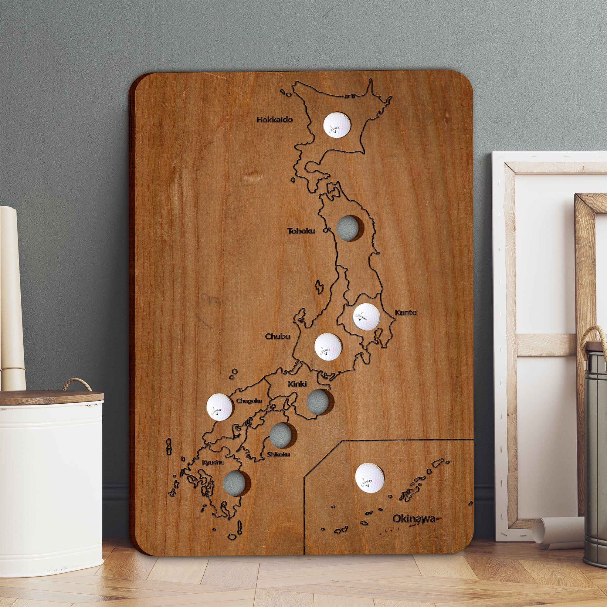 Japan Golf Ball Collector, Hole In One Display Case, Golf Ball Display, Golfer Gift