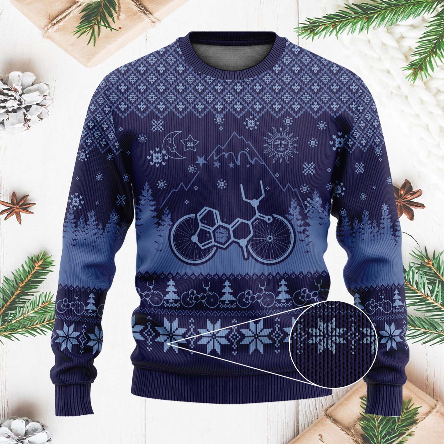 LSD Bicycle Funny Christmas Ugly Sweater, Christmas Gifts