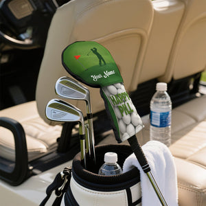 Happy Pill Golf Head Cover - Custom Golf Headcovers Gift - View 3