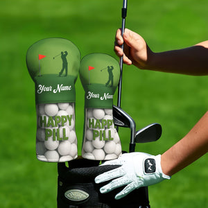 Happy Pill Golf Head Cover - Custom Golf Headcovers Gift - View 4