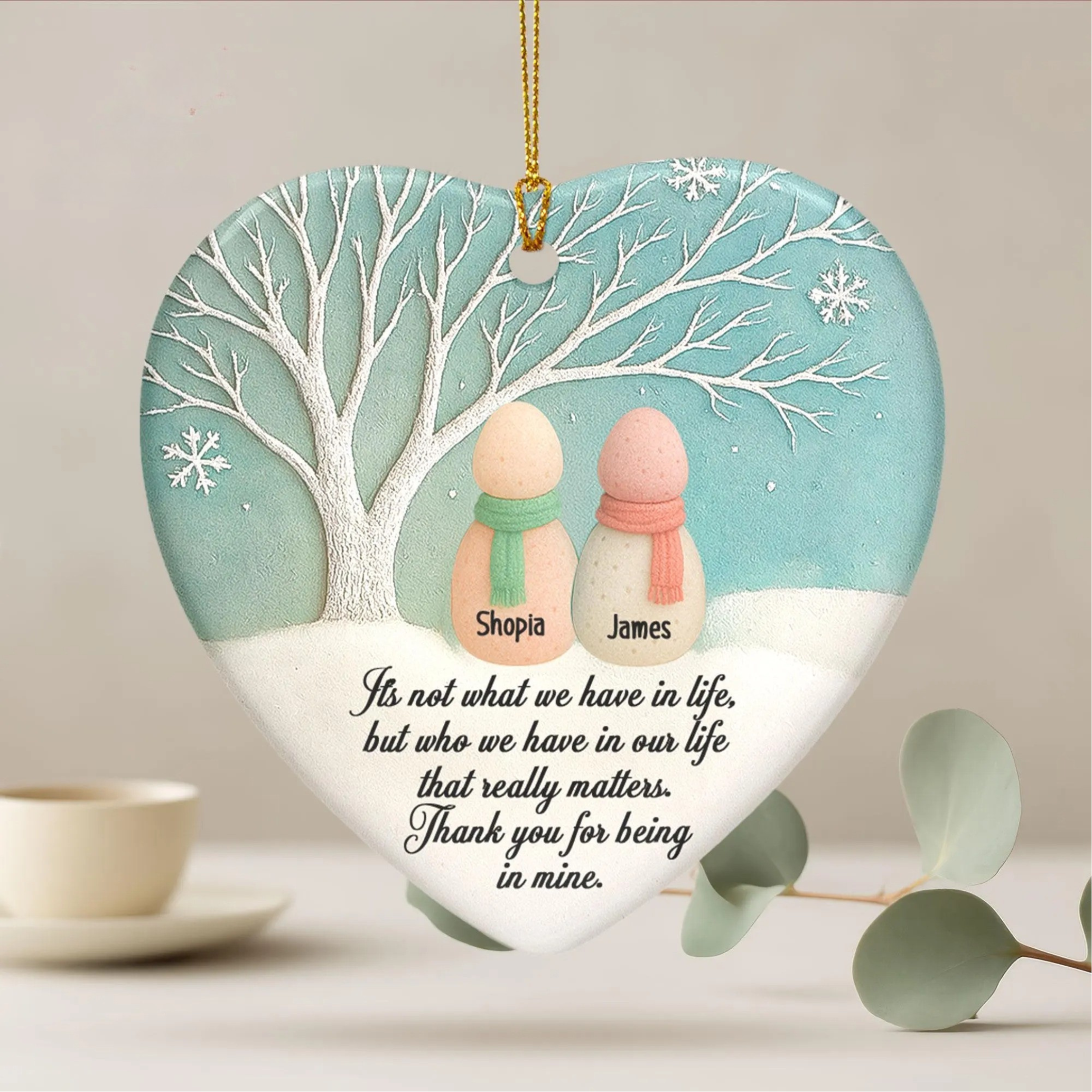 Friends Christmas Ornament, Personalized Best Friend Ornaments, Christmas Gifts For Friends, Christmas Tree Decoration