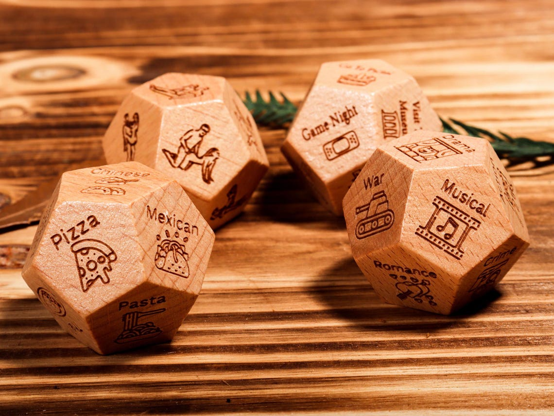 Personalized Date Night Dice, Couple Game, Position Dice, Date Night Gifts, Valentine Gift For Couples