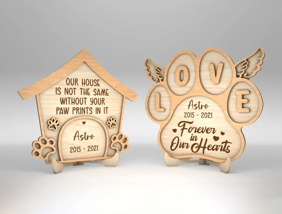 Personalized Custom Pet Loss Sign, Dog Memorial Sign, Gift For Pet Lovers