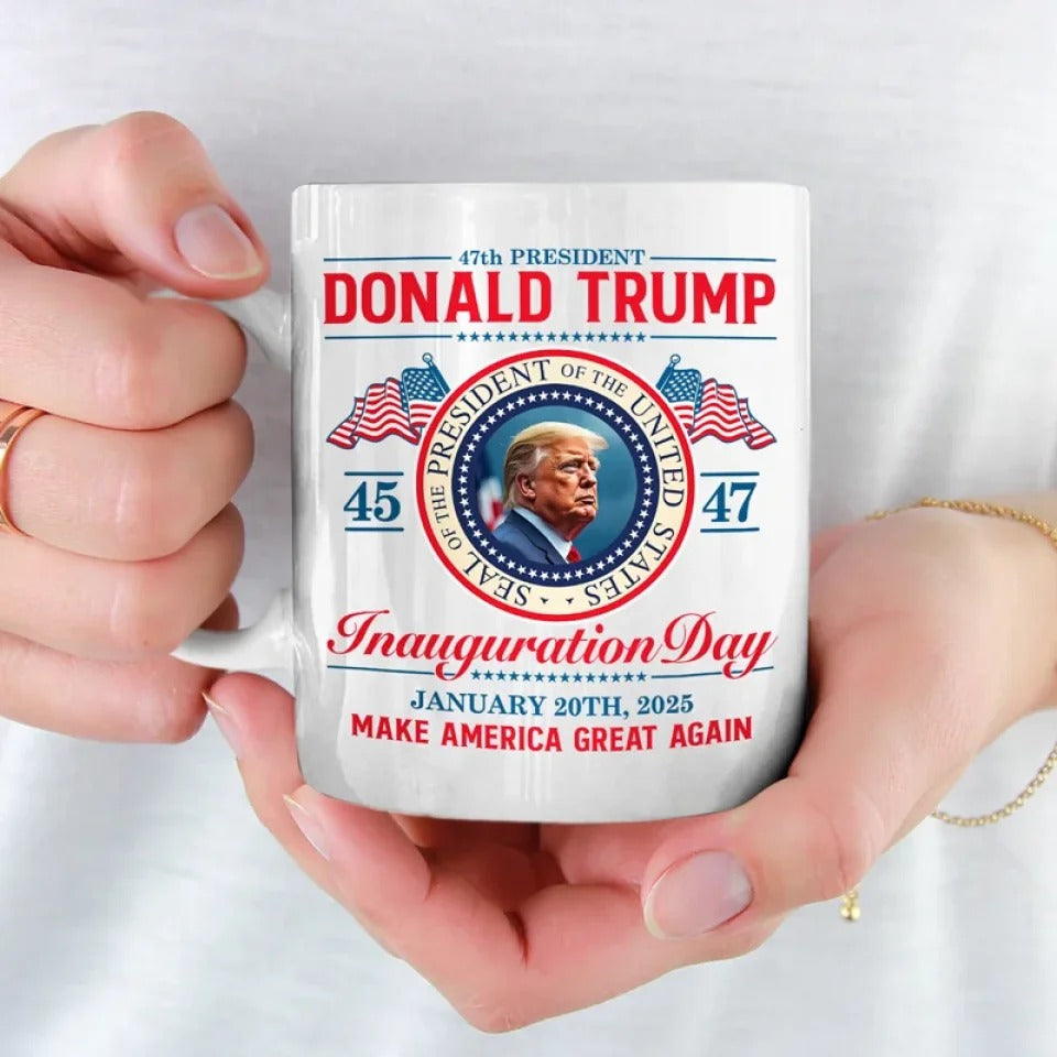 US Election Trump Mug, Gift For Trump Supporter, Political Coffee Mug