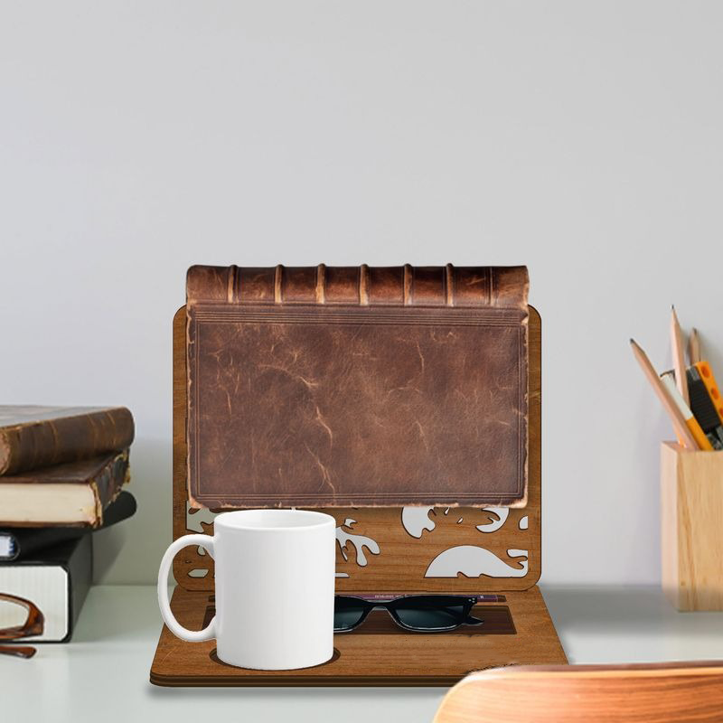 Book Holder Stand, Textbook Stand for Desk, Wooden Book Stand, Best Teacher Gifts, Home Decor