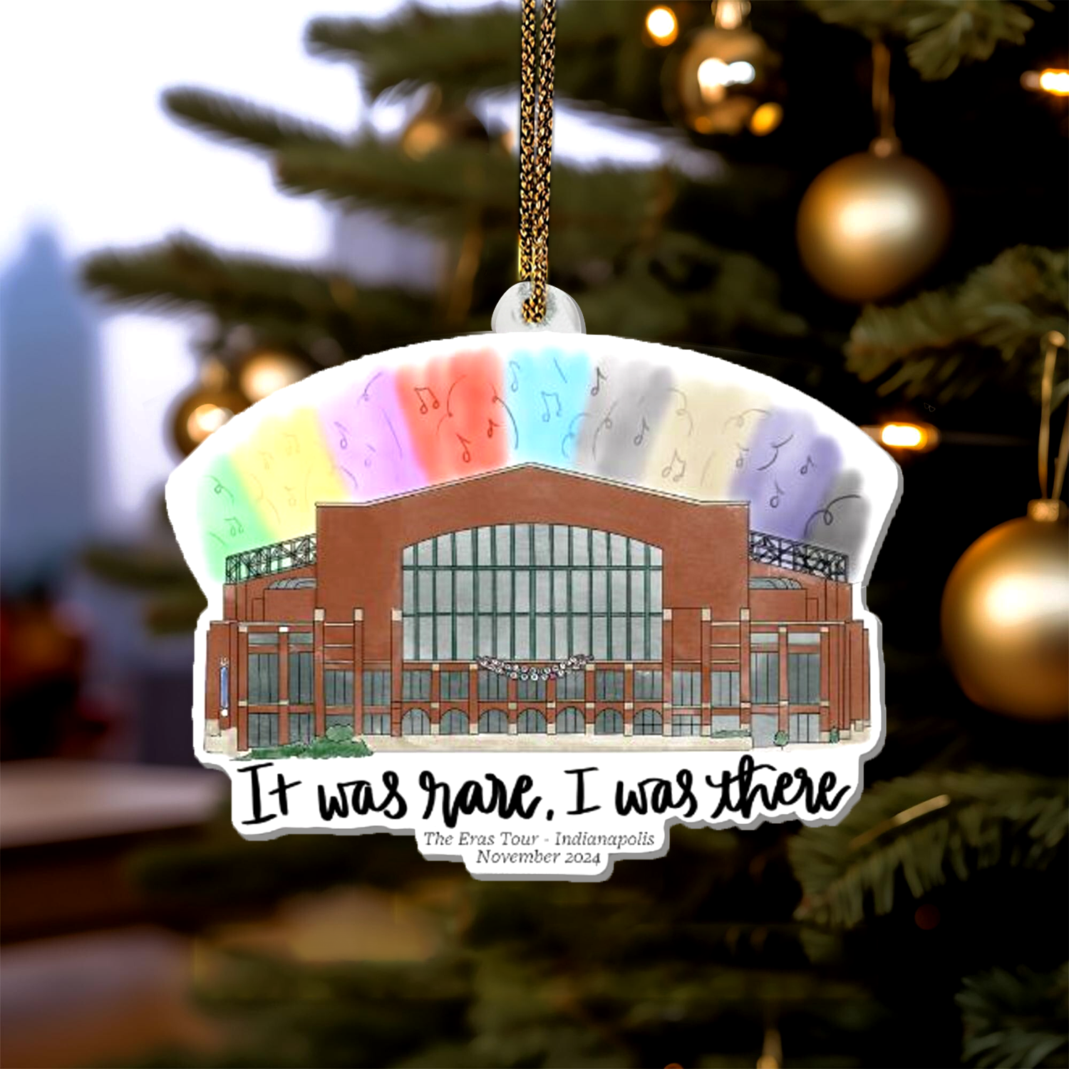INDY Eras Tour Ornament Christmas Acrylic Ornament, Gift For Swifties