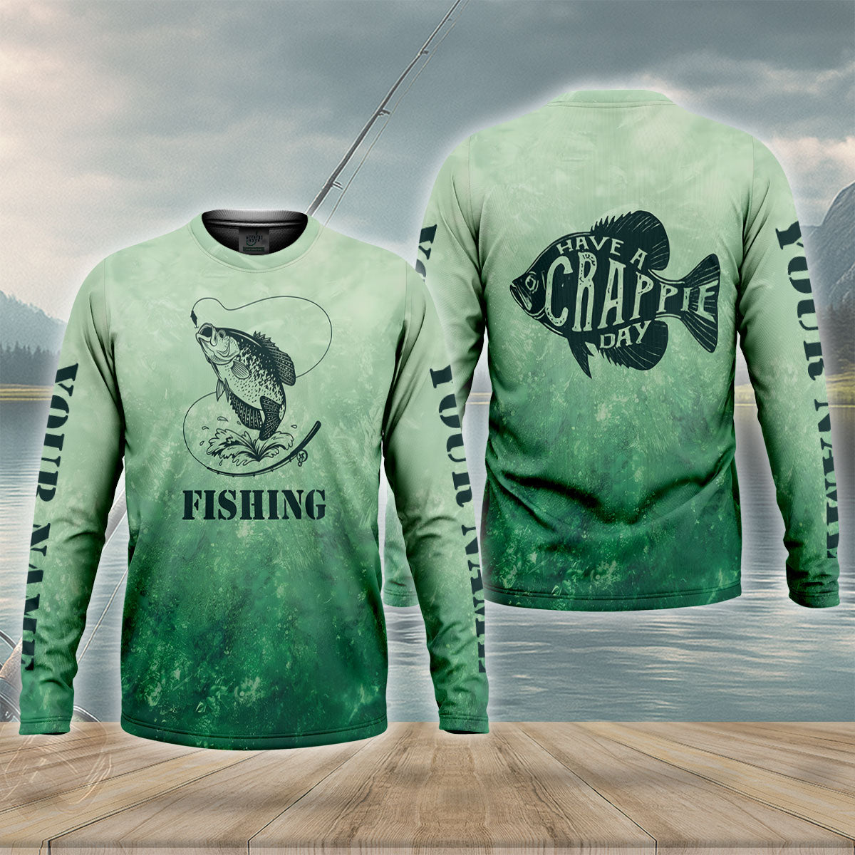 Have A Crappie Day Fishing UPF Shirt, Long Sleeve Fishing Shirt, Fishing Shirts For Men