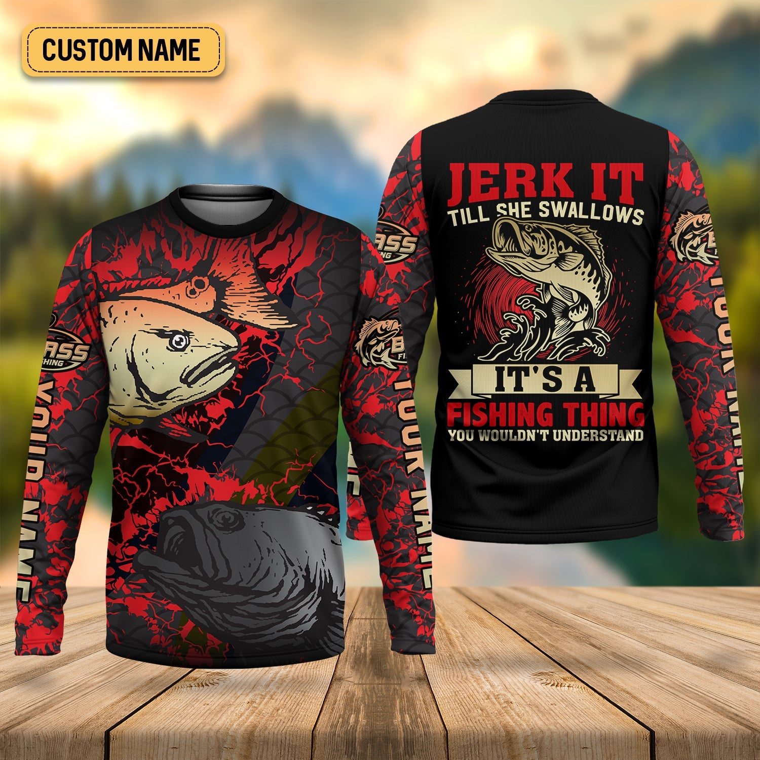 Bass Fishing UPF Shirts, It's a Fishing Thing You Would't Understand, Funny Fishing Shirt, Gift For Fisherman