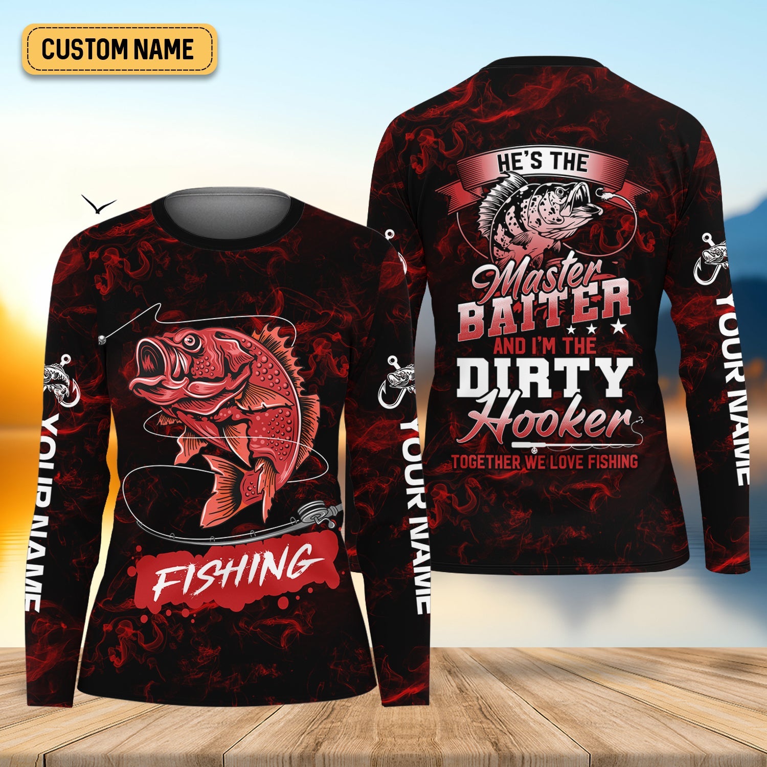dirty hooker fishing gear He's the Master Baiter & I'm the Hooker, Women SPF Shirt – CustomFam Crivit Fahrrad-Helm Mit Rücklicht Akkupos:Lenksäule- Akku herausnehmbar 9′′ aprox Color:Black (Original Version)