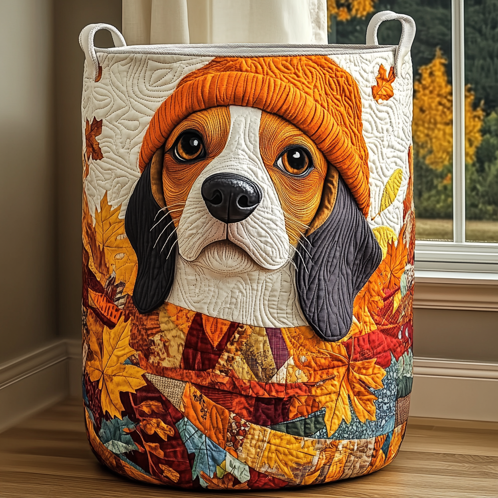 Adorable Beagle Laundry Basket Laundry Gifts, Housewarming Gift Ideas, Mother's Day Gifts