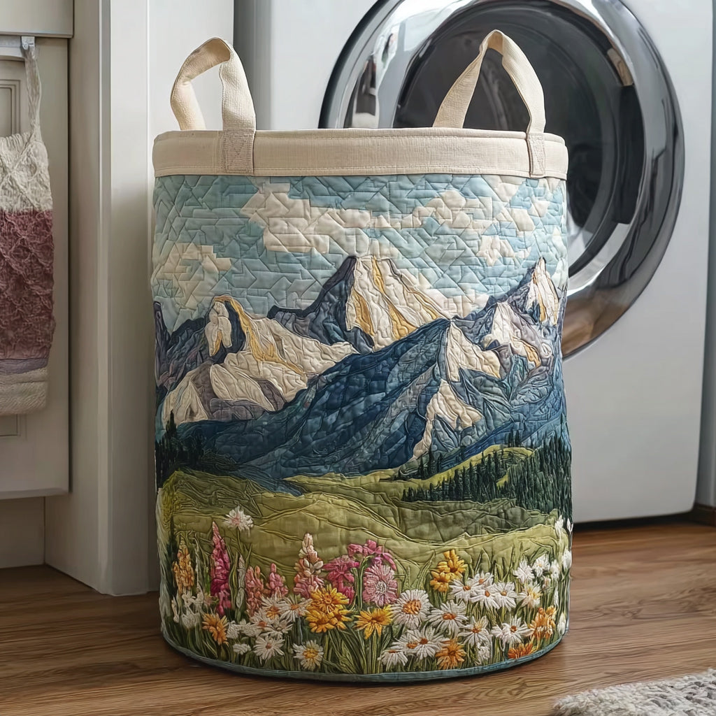Alpine Meadow Laundry Basket Laundry Gifts, Housewarming Gift Ideas, Mother's Day Gifts