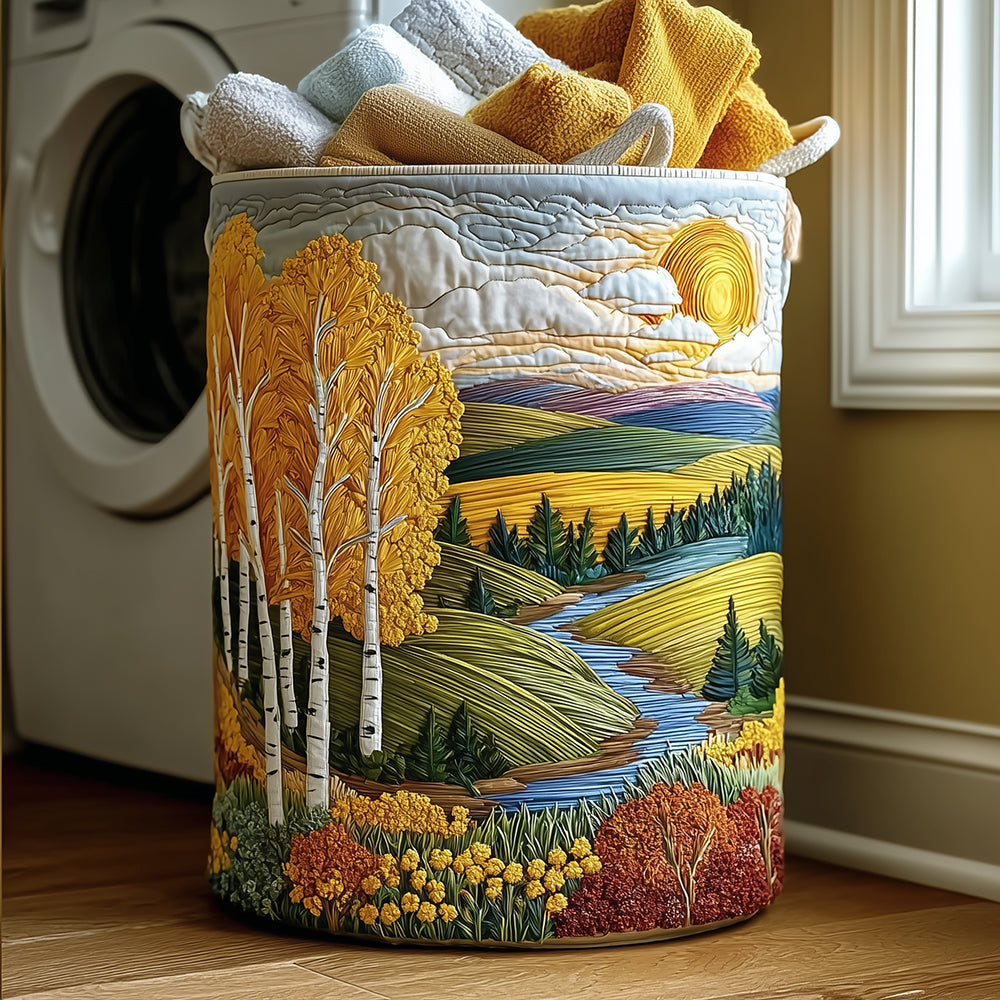 Autumn Fields Laundry Basket Laundry Gifts, Housewarming Gift Ideas, Mother's Day Gifts