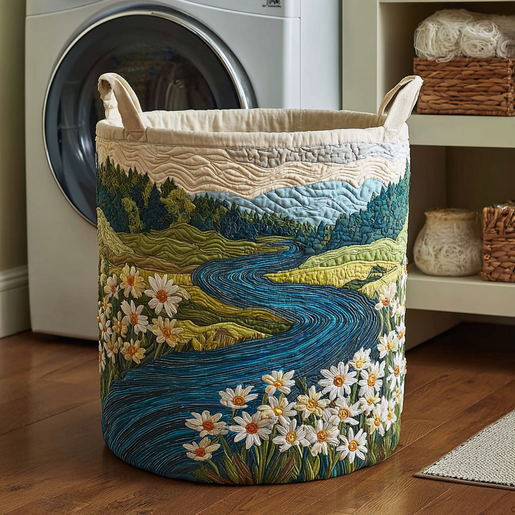 Azure River Laundry Basket Laundry Gifts, Housewarming Gift Ideas, Mother's Day Gifts