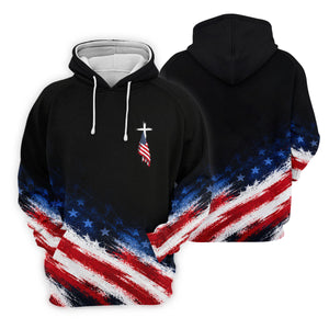 Veteran Cross USA Flag Golf Polo Shirt, Ladies Golf Shirts, Veterans Day Golf Shirt