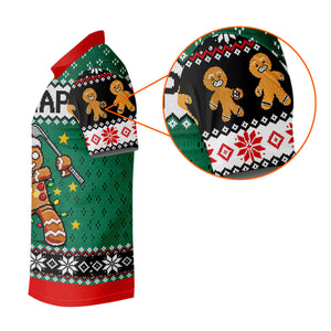 Oh Snap Gingerbread Christmas Golf Shirt, Golf Gifts For Women, Ladies Golf Tops