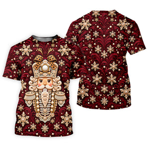 Pearl Nutcracker Christmas Golf Shirt, Womens Golf Apparel, Golf Shirts For Women