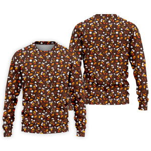 Golf Balls Turkey Fall Thanksgiving Golf Shirt, Mens Golf Shirts, Mens Golf Apparel