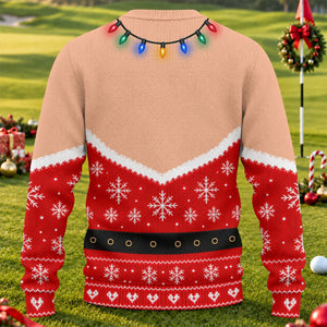Funny Bikini Lights Ugly Christmas Sweater, Funny Christmas Outfit, Christmas Gifts - View 2