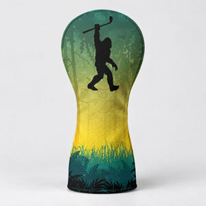 Not All Who Wander Are Lost Bigfoot Sasquatch Headcover, Golf Lover Gift, Golf Gift