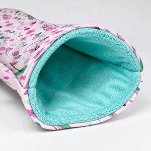 Pink Green Golf Cart Flowers Golf Head Cover, Gift For Her, Golf Headcovers For Women