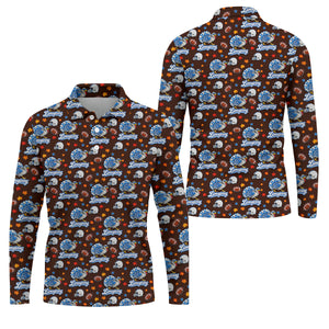 Lionsgiving Thanksgiving Golf Shirt, Golf Shirts For Men, Funny Mens Golf Shirts