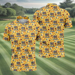 Cowboysgiving Thanksgiving Golf Shirt, Golf Shirts For Men, Mens Holiday Golf Shirts