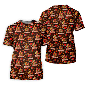 Chiefsgiving Thanksgiving Golf Shirt, Golf Shirts For Men, Funny Mens Golf Shirts