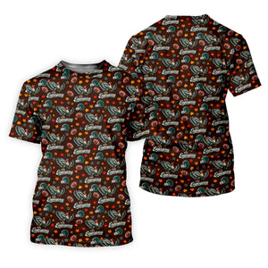 Eaglesgiving Thanksgiving Golf Shirt, Golf Shirts For Men, Funny Mens Golf Shirts