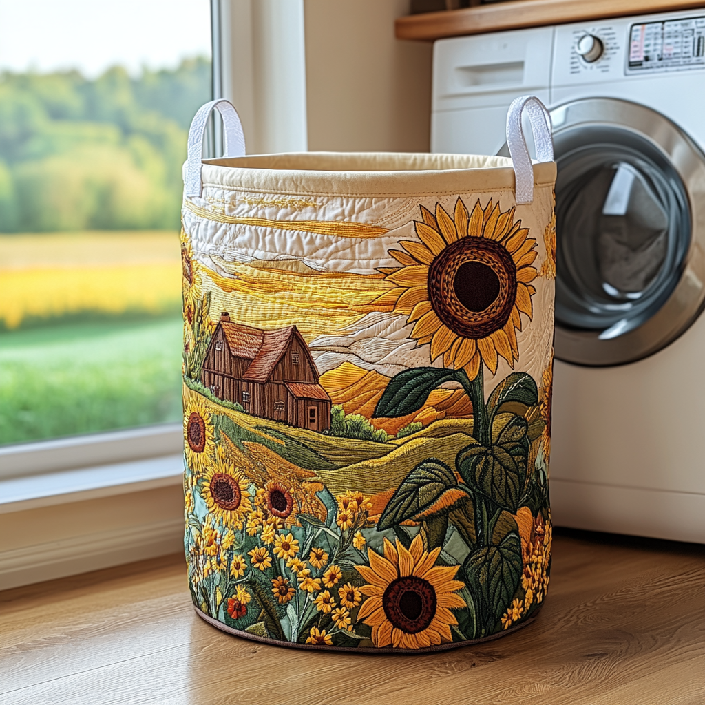 Barn Meadow Laundry Basket Laundry Gifts, Housewarming Gift Ideas, Mother's Day Gifts