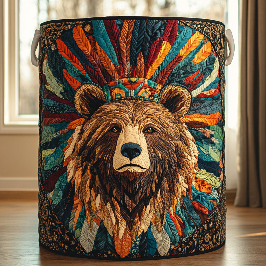 Bear Symbol Laundry Basket Laundry Gifts, Housewarming Gift Ideas, Mother's Day Gifts