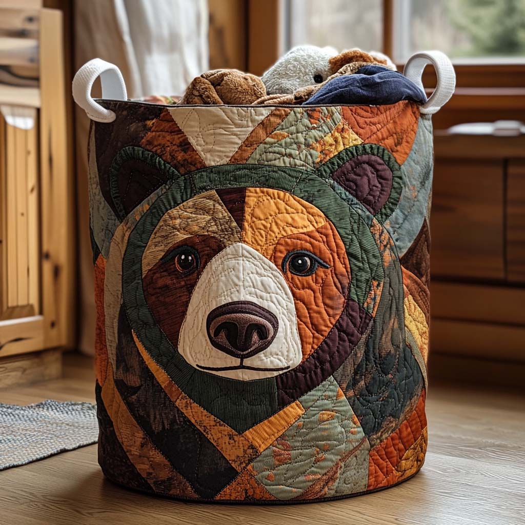 Bear Tracks Tale Laundry Basket Laundry Gifts, Housewarming Gift Ideas, Mother's Day Gifts