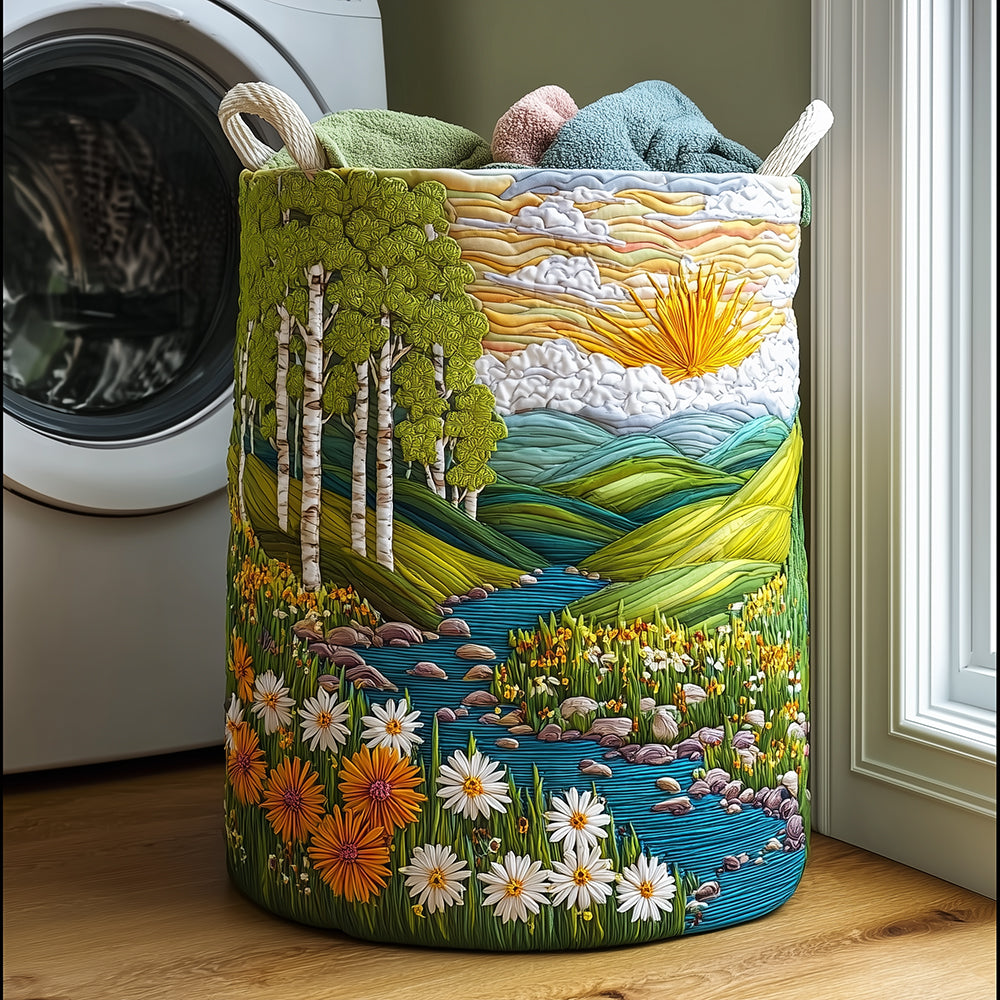 Birch Sunrise Laundry Basket Laundry Gifts, Housewarming Gift Ideas, Mother's Day Gifts