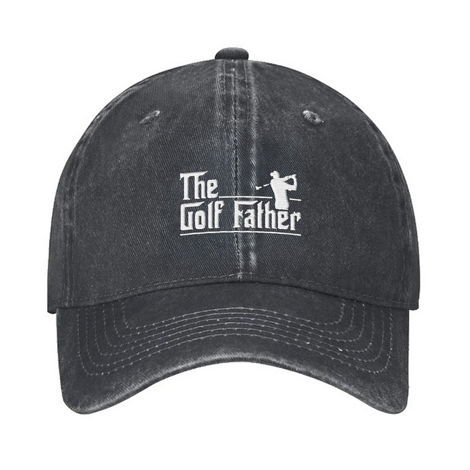 The Golf Father Embroidered Baseball Cap, Cap For Men