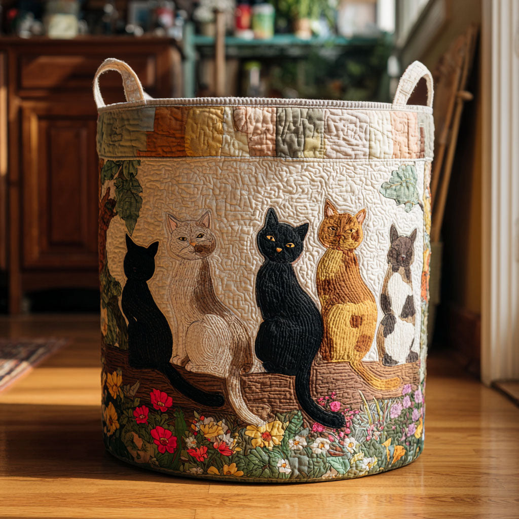 Blooming Paws Laundry Basket Laundry Gifts, Housewarming Gift Ideas, Mother's Day Gifts