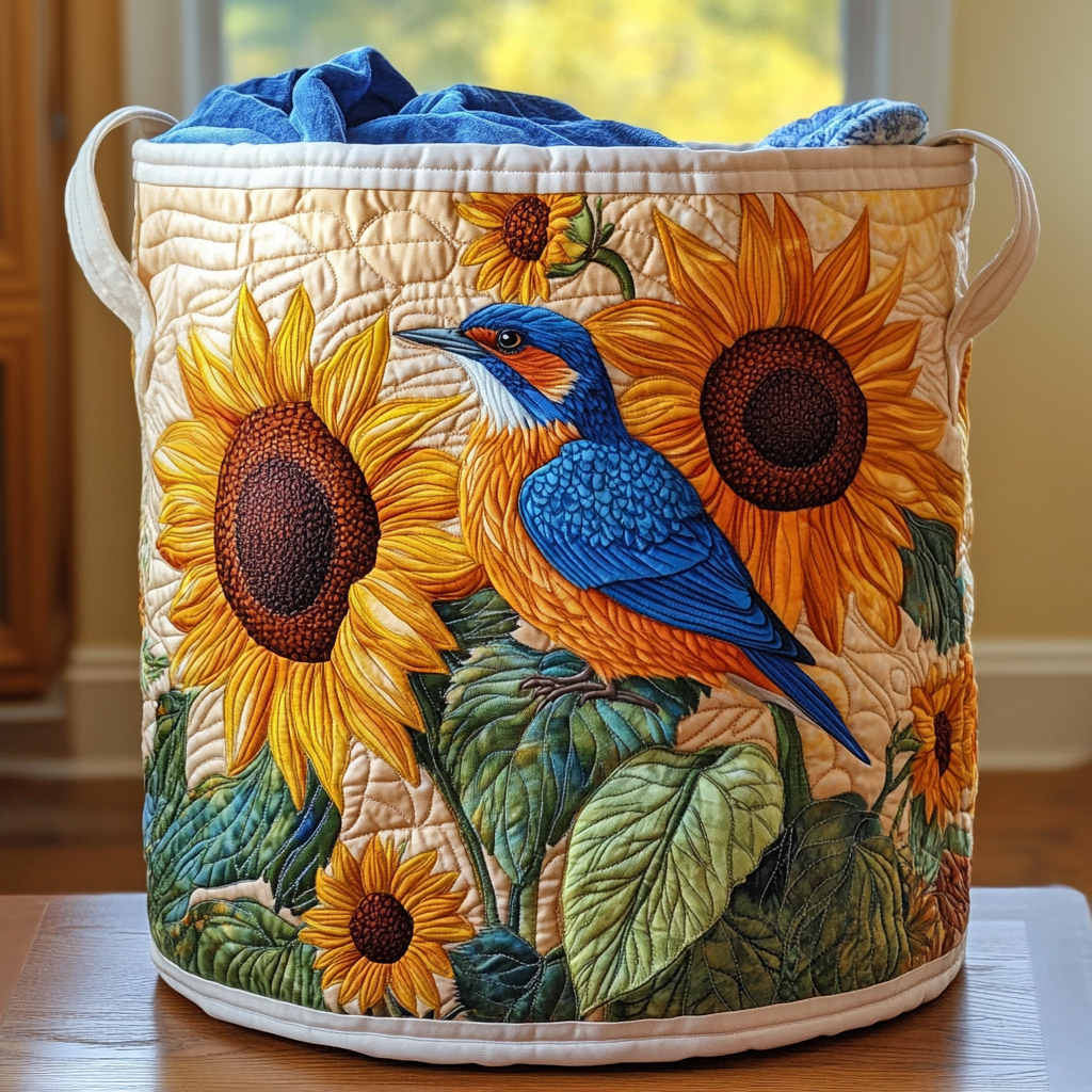 Bluebird Sunburst Laundry Basket Laundry Gifts, Housewarming Gift Ideas, Mother's Day Gifts