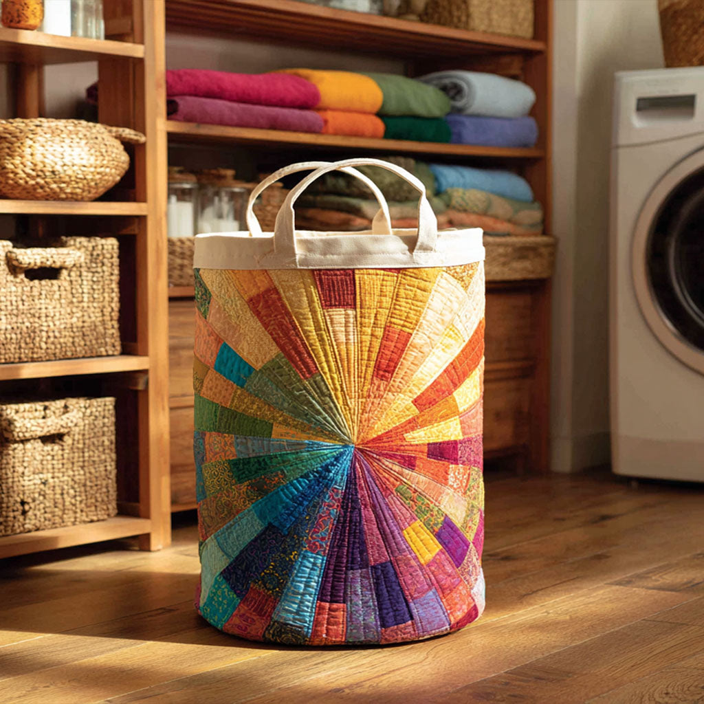 Boho Sunburst Laundry Basket Laundry Gifts, Housewarming Gift Ideas, Mother's Day Gifts