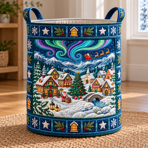 Aurora Village Christmas Gifts Laundry Basket - laundry basket
