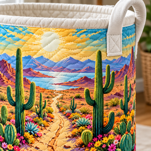 Desert Sunshine Christmas Gifts laundry basket close-up
