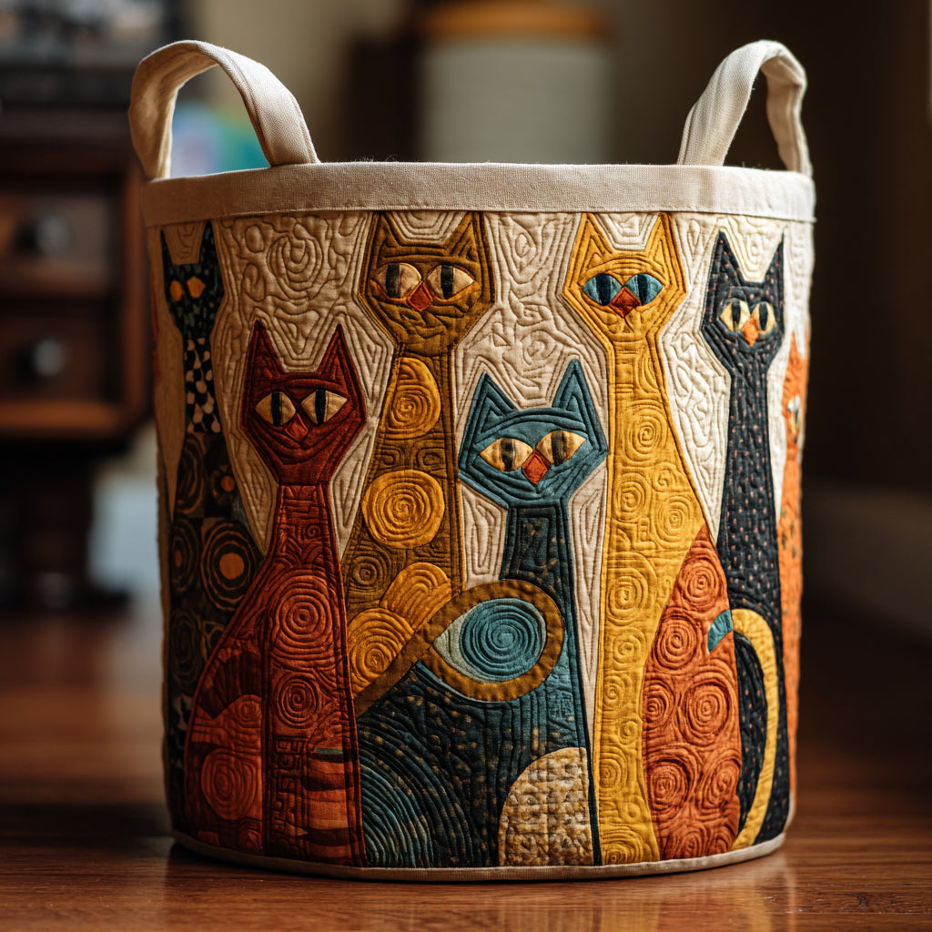 Cat Harmony Laundry Basket Laundry Gifts, Housewarming Gift Ideas, Mother's Day Gifts