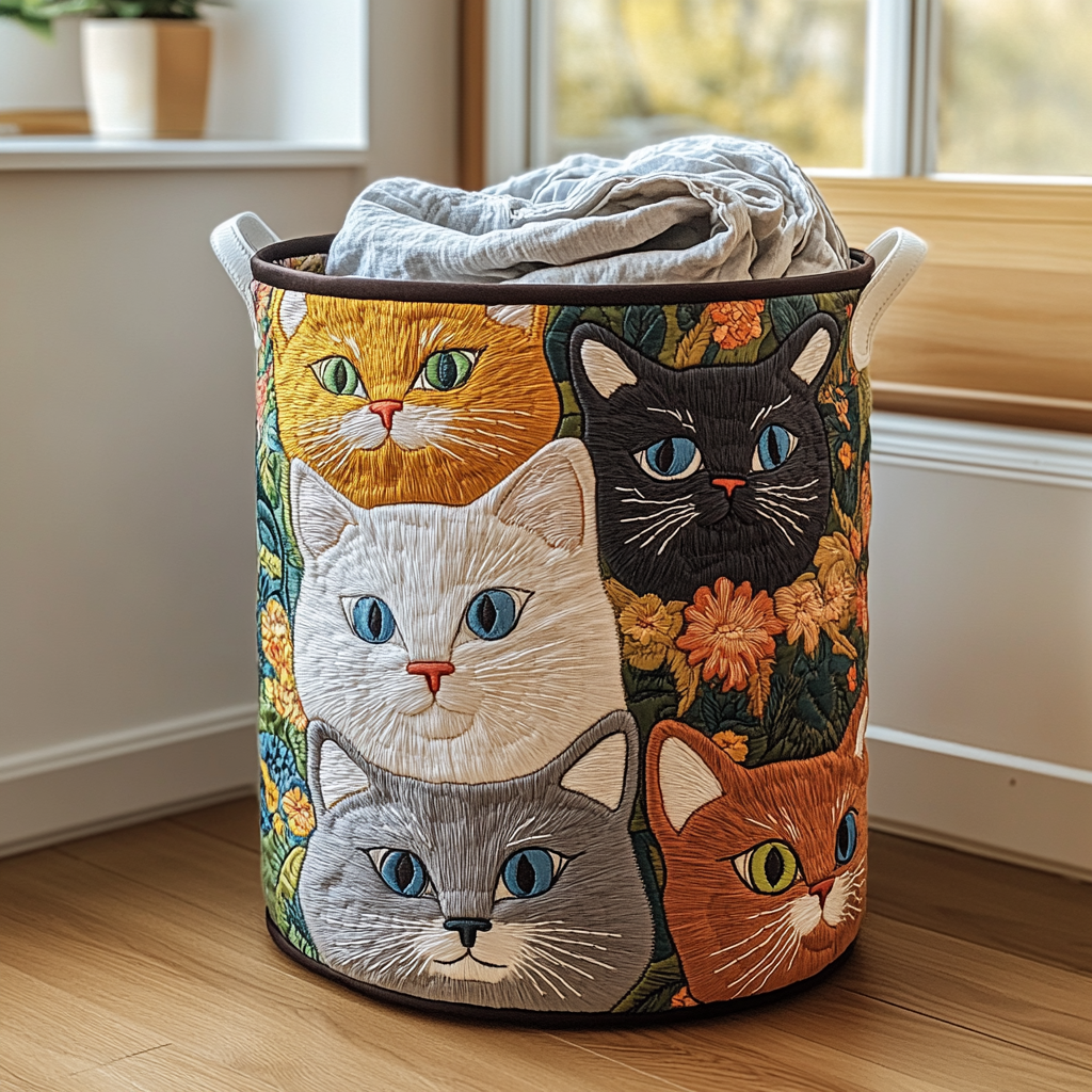 Cat Meadow Laundry Basket Laundry Gifts, Housewarming Gift Ideas, Mother's Day Gifts