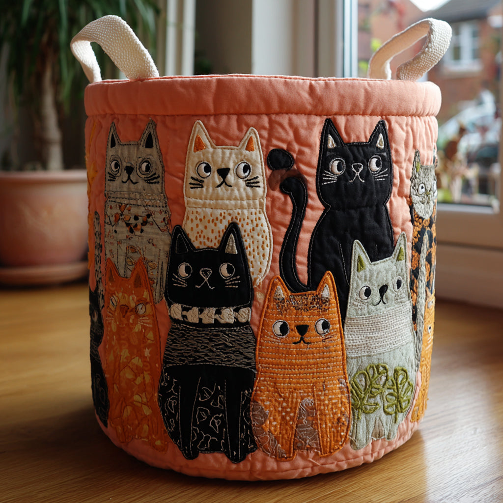 Cat Whispers Laundry Basket Laundry Gifts, Housewarming Gift Ideas, Mother's Day Gifts