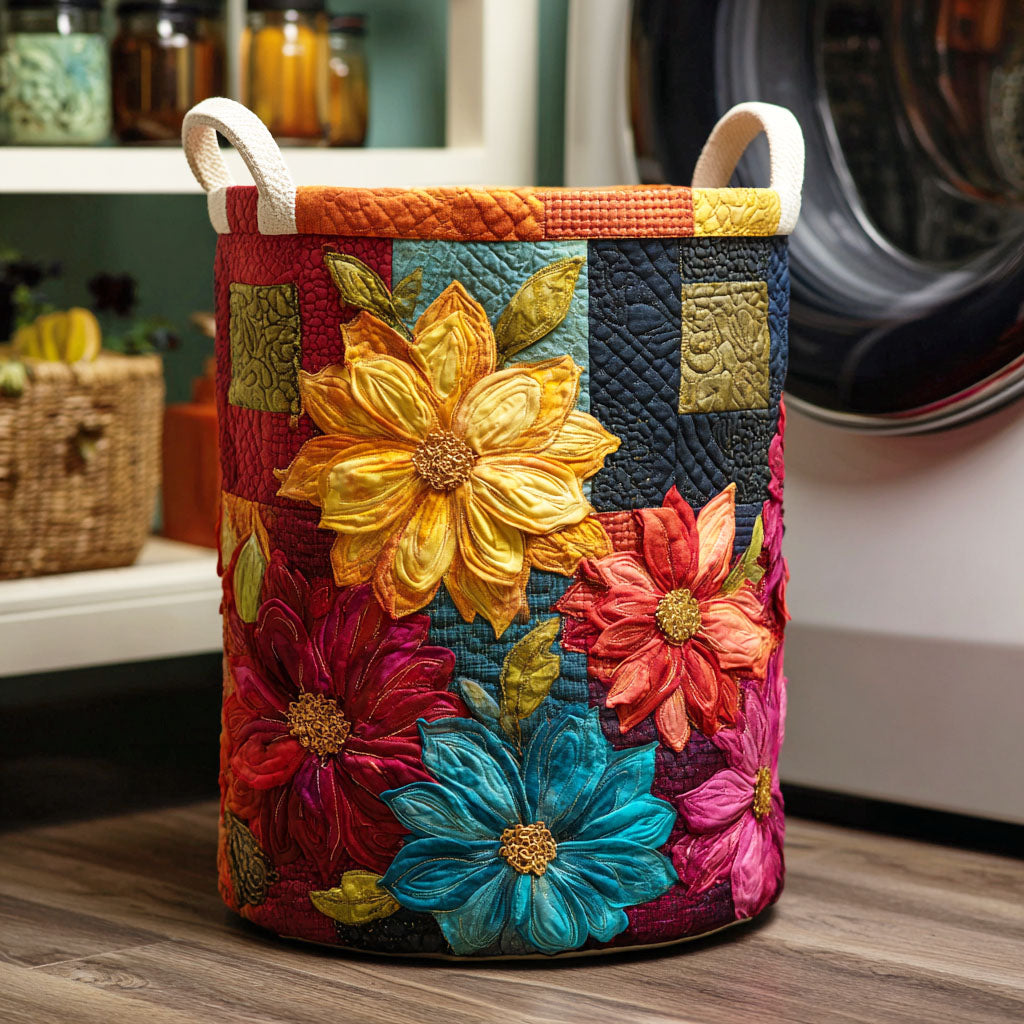 Colorburst Garden Joy Laundry Basket Laundry Gifts, Housewarming Gift Ideas, Mother's Day Gifts