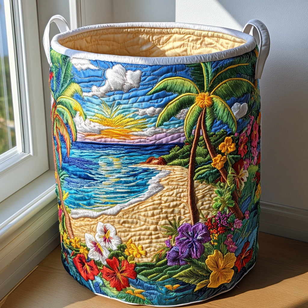 Coral Breeze Laundry Basket Laundry Gifts, Housewarming Gift Ideas, Mother's Day Gifts