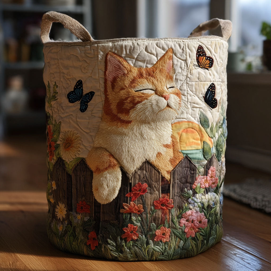 Cozy Cat Haven Laundry Basket Laundry Gifts, Housewarming Gift Ideas, Mother's Day Gifts