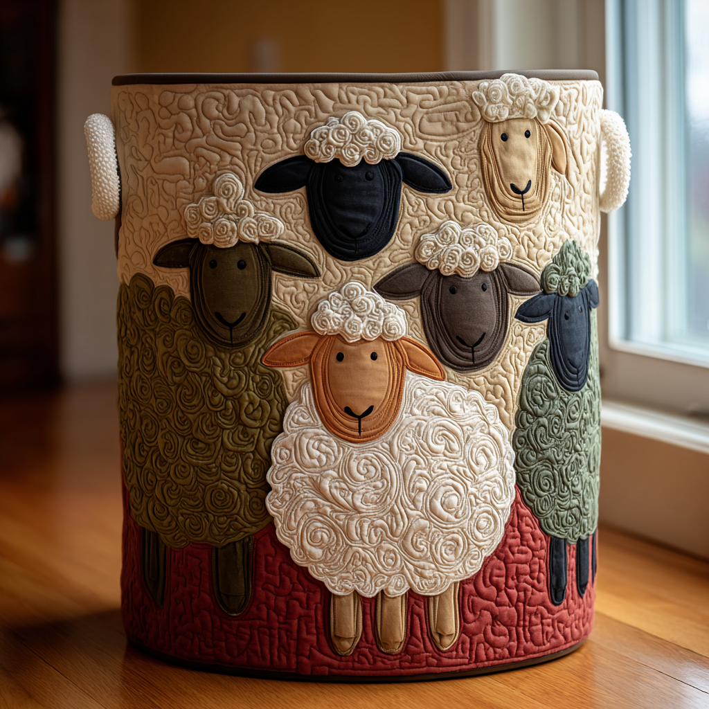 Cozy Sheep Laundry Basket Laundry Gifts, Housewarming Gift Ideas, Mother's Day Gifts